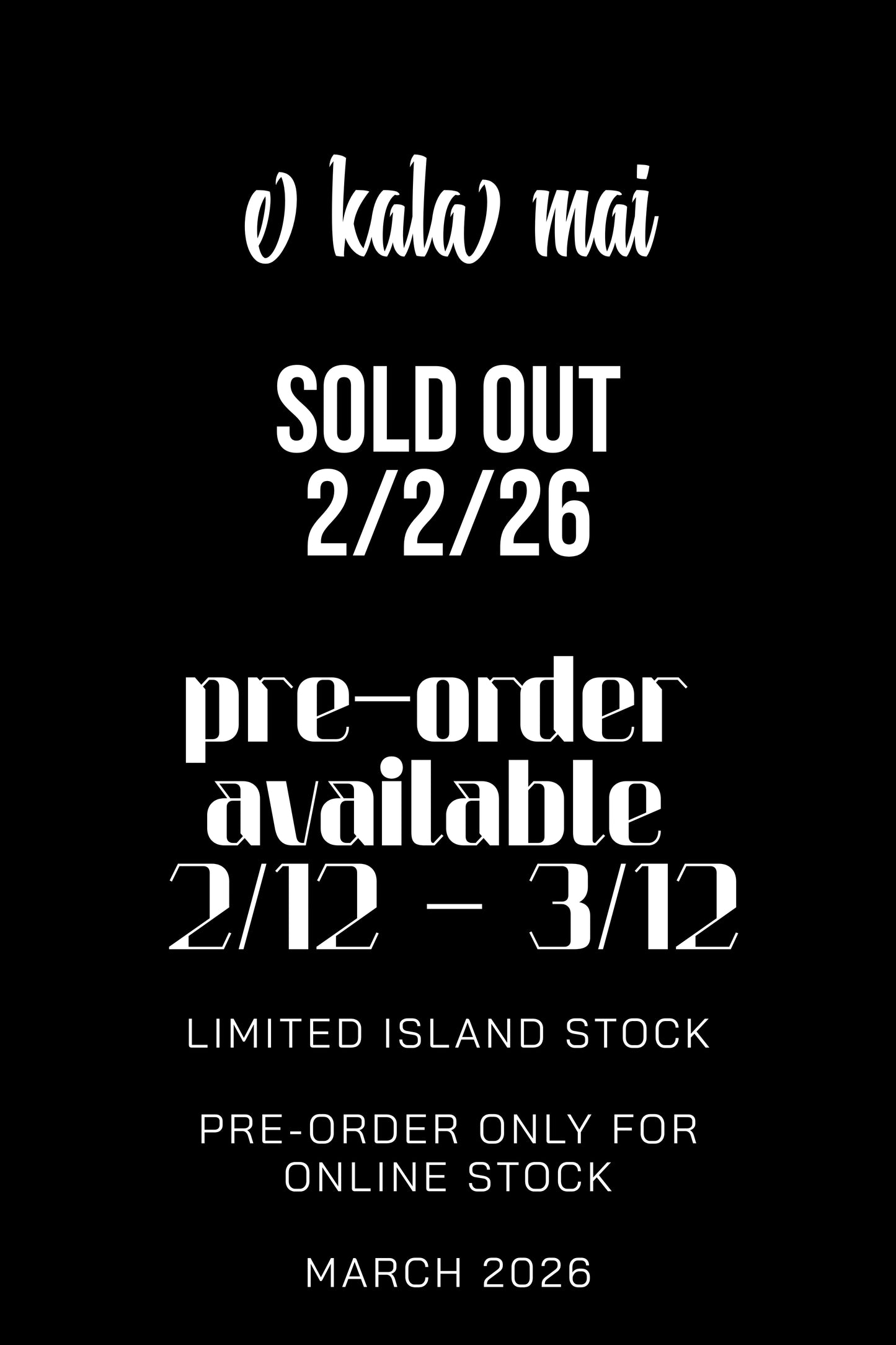CK: Cook Killers ***UPDATE 2/2/26 SOLD OUT***